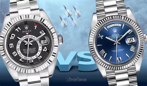 rolex day date 40 vs sky dweller|Rolex Sky-Dweller 336934 red.